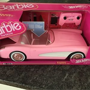 Barbie The Movie Collectible Car, Pink Corvette Convertible